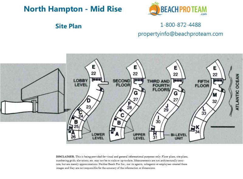 Kingston Plantation - North Hampton Mid rise Site Plan